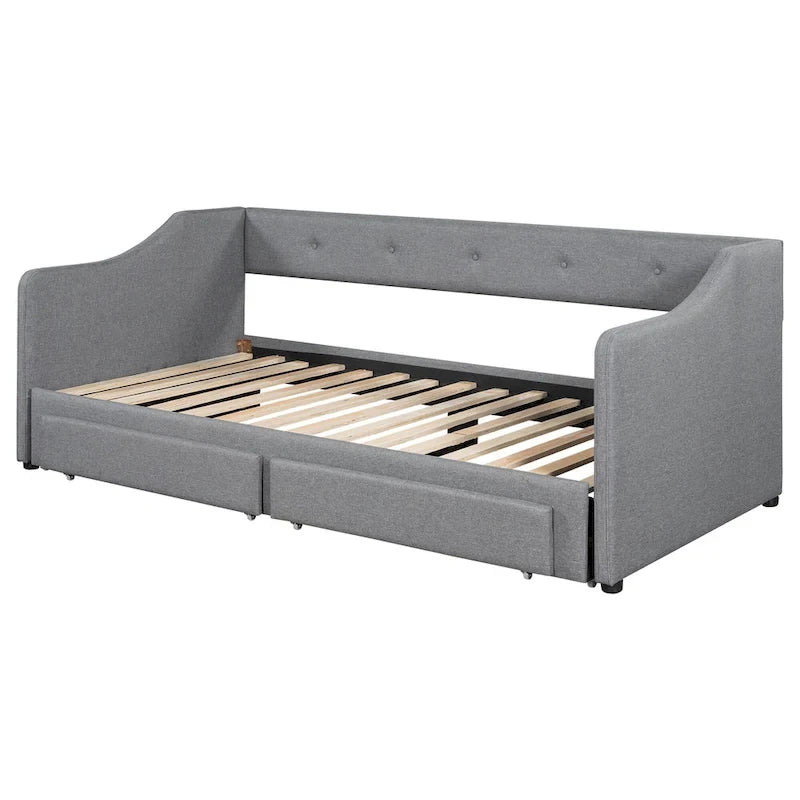 Omschakelbaar slaapbank met opberglades – Twin XL tot King