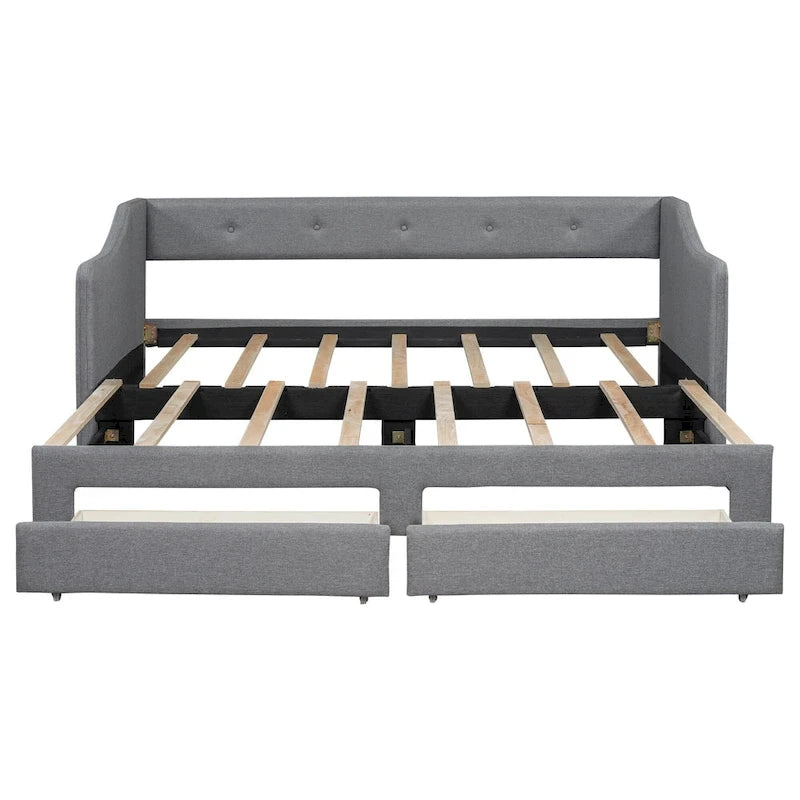 Omschakelbaar slaapbank met opberglades – Twin XL tot King