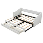 Omschakelbaar slaapbank met opberglades – Twin XL tot King