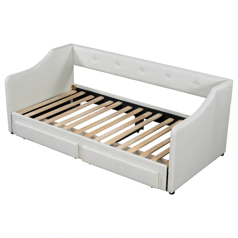 Omschakelbaar slaapbank met opberglades – Twin XL tot King