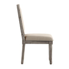 Linnen eetkamerstoelen (set van 2)