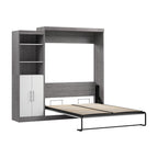 Queen Murphy Bed met Kast Organizer en Deuren (90W)