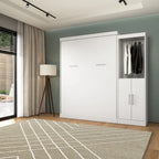 Queen Murphy Bed met Kast Organizer en Deuren (90W)