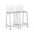 Heldere acryl barkruk - set van 2