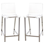 Heldere acryl barkruk - set van 2