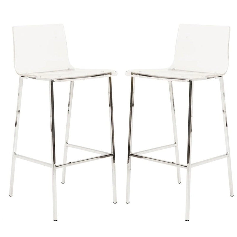 Heldere acryl barkruk - set van 2