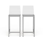 Heldere acryl barkruk - set van 2