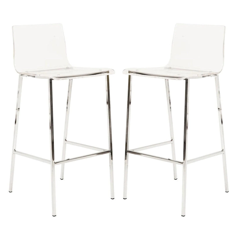 Heldere acryl barkruk - set van 2