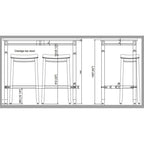 42-inch Bartafel (Stoelen niet inbegrepen)