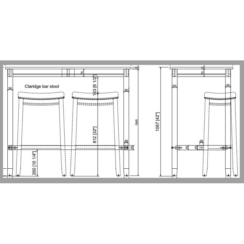 42-inch Bartafel (Stoelen niet inbegrepen)