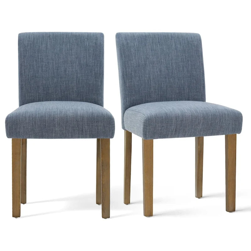 Gestoffeerde eetkamerstoel (set van 2)
