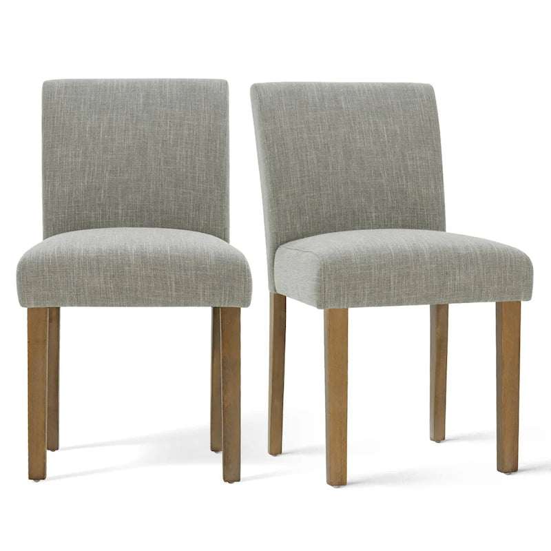 Gestoffeerde eetkamerstoel (set van 2)