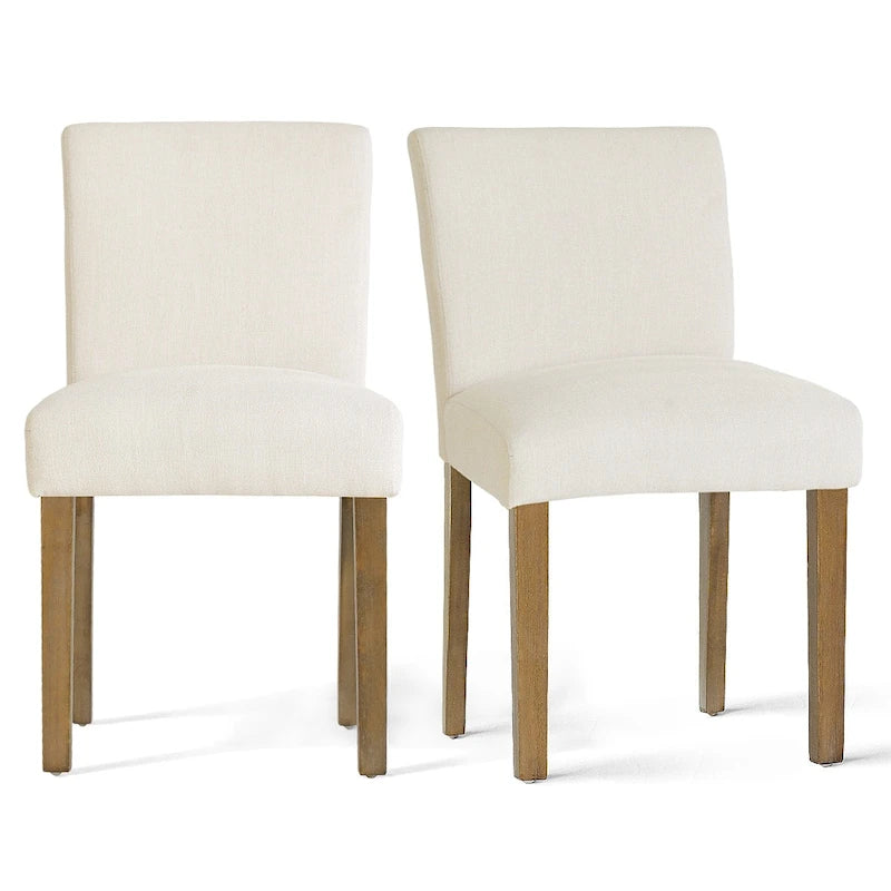 Gestoffeerde eetkamerstoel (set van 2)