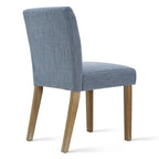Gestoffeerde eetkamerstoel (set van 2)