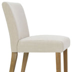 Gestoffeerde eetkamerstoel (set van 2)