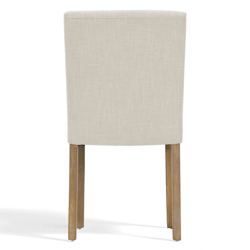 Gestoffeerde eetkamerstoel (set van 2)