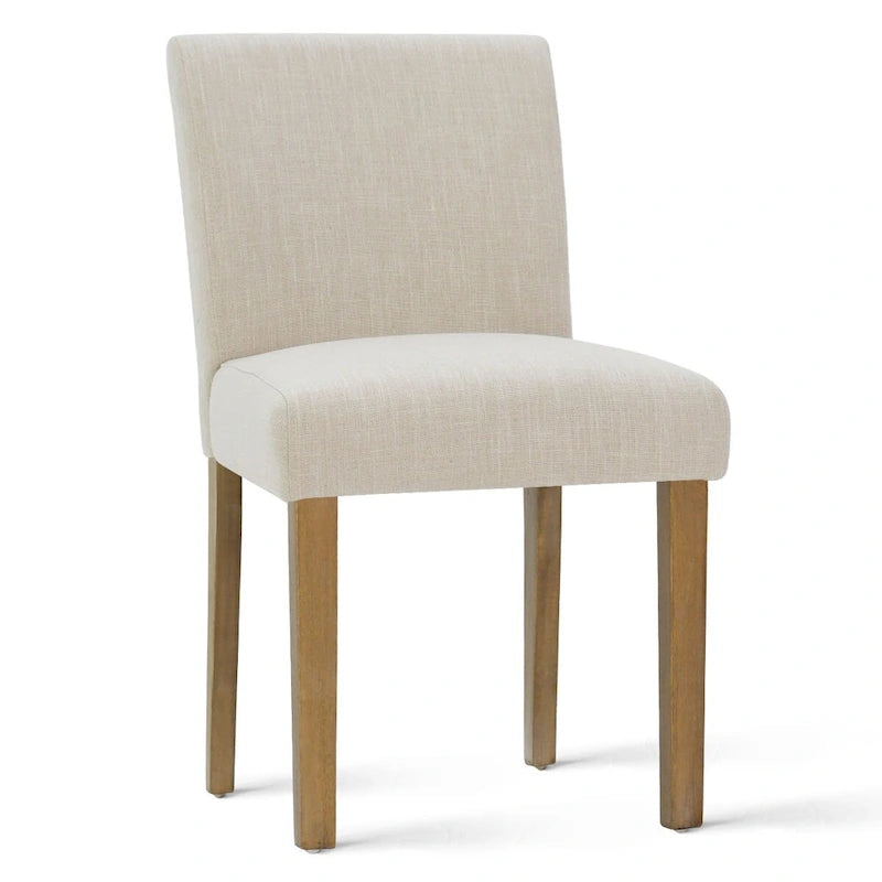 Gestoffeerde eetkamerstoel (set van 2)