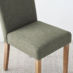Gestoffeerde eetkamerstoel (set van 2)