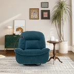 Verstelbare Draaibare Chenille Recliner met Telefoonhouder