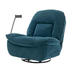 Verstelbare Draaibare Chenille Recliner met Telefoonhouder