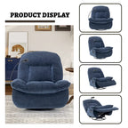 Verstelbare Draaibare Chenille Recliner met Telefoonhouder