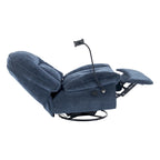 Verstelbare Draaibare Chenille Recliner met Telefoonhouder