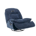 Verstelbare Draaibare Chenille Recliner met Telefoonhouder