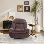 Verstelbare Draaibare Chenille Recliner met Telefoonhouder
