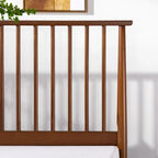Mid-century houten platformbedframe