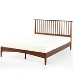 Mid-century houten platformbedframe