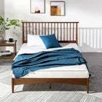 Mid-century houten platformbedframe
