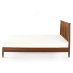 Mid-century houten platformbedframe