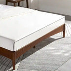 Mid-century houten platformbedframe