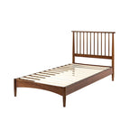 Mid-century houten platformbedframe