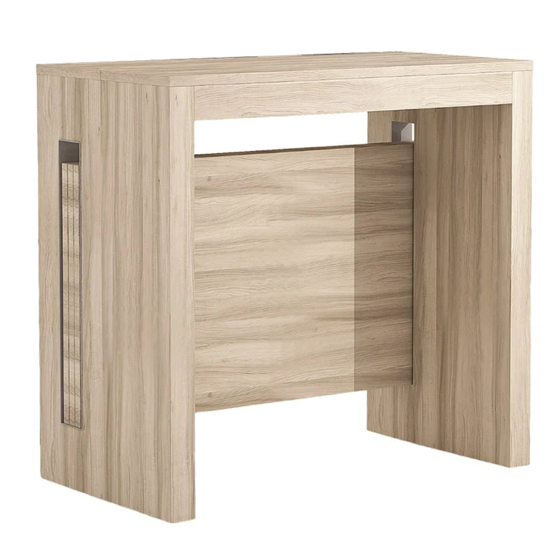 Uitschuifbare eettafel (console) - 80 cm B x 44,5 cm D x 76 cm H (uitschuifbaar tot 185,5 cm B)