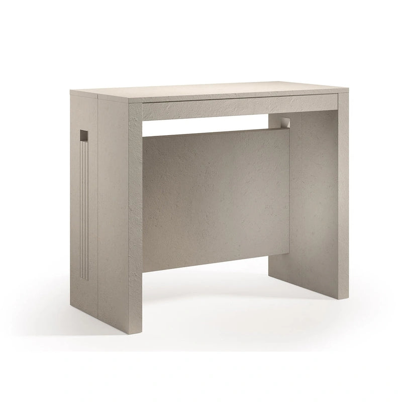 Uitschuifbare eettafel (console) - 80 cm B x 44,5 cm D x 76 cm H (uitschuifbaar tot 185,5 cm B)
