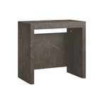 Uitschuifbare eettafel (console) - 80 cm B x 44,5 cm D x 76 cm H (uitschuifbaar tot 185,5 cm B)