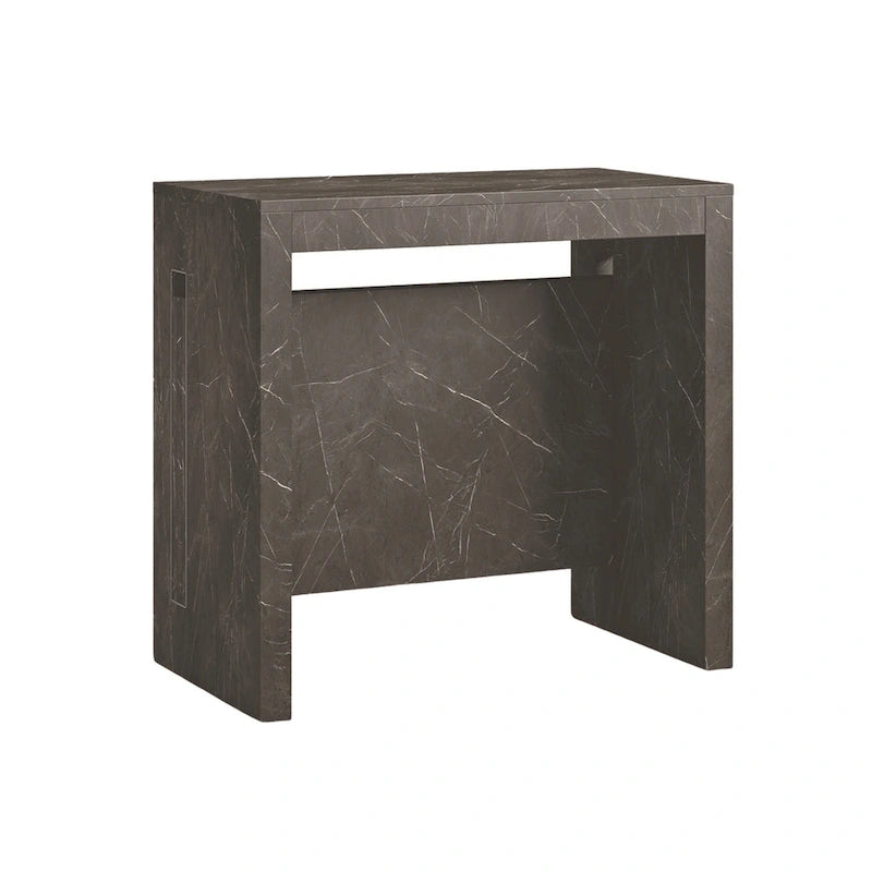 Uitschuifbare eettafel (console) - 80 cm B x 44,5 cm D x 76 cm H (uitschuifbaar tot 185,5 cm B)