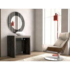Uitschuifbare eettafel (console) - 80 cm B x 44,5 cm D x 76 cm H (uitschuifbaar tot 185,5 cm B)