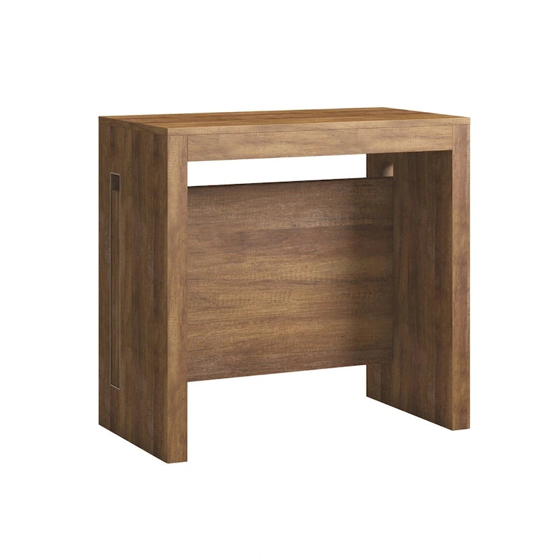 Uitschuifbare eettafel (console) - 80 cm B x 44,5 cm D x 76 cm H (uitschuifbaar tot 185,5 cm B)
