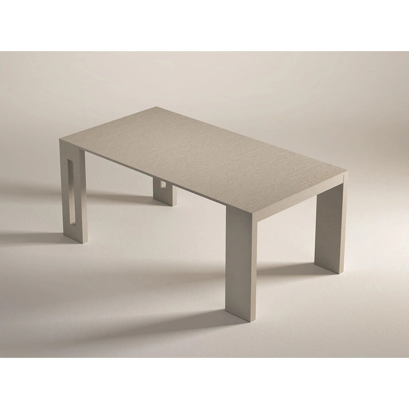 Uitschuifbare eettafel (console) - 80 cm B x 44,5 cm D x 76 cm H (uitschuifbaar tot 185,5 cm B)