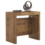 Uitschuifbare eettafel (console) - 80 cm B x 44,5 cm D x 76 cm H (uitschuifbaar tot 185,5 cm B)