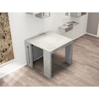 Uitschuifbare eettafel (console) - 80 cm B x 44,5 cm D x 76 cm H (uitschuifbaar tot 185,5 cm B)