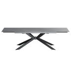Uitschuifbare eettafel van gesinterd steen (200 cm tot 280 cm)
