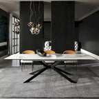 Uitschuifbare eettafel van gesinterd steen (200 cm tot 280 cm)