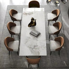Uitschuifbare eettafel van gesinterd steen (200 cm tot 280 cm)