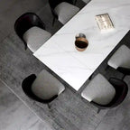 Uitschuifbare eettafel van gesinterd steen (200 cm tot 280 cm)