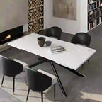 Uitschuifbare eettafel van gesinterd steen (200 cm tot 280 cm)