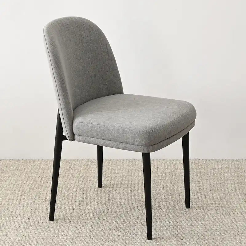 Gestoffeerde eetkamerstoel, set van 2
