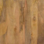 30-inch holle kubus salontafel van naturel bruin mangohout